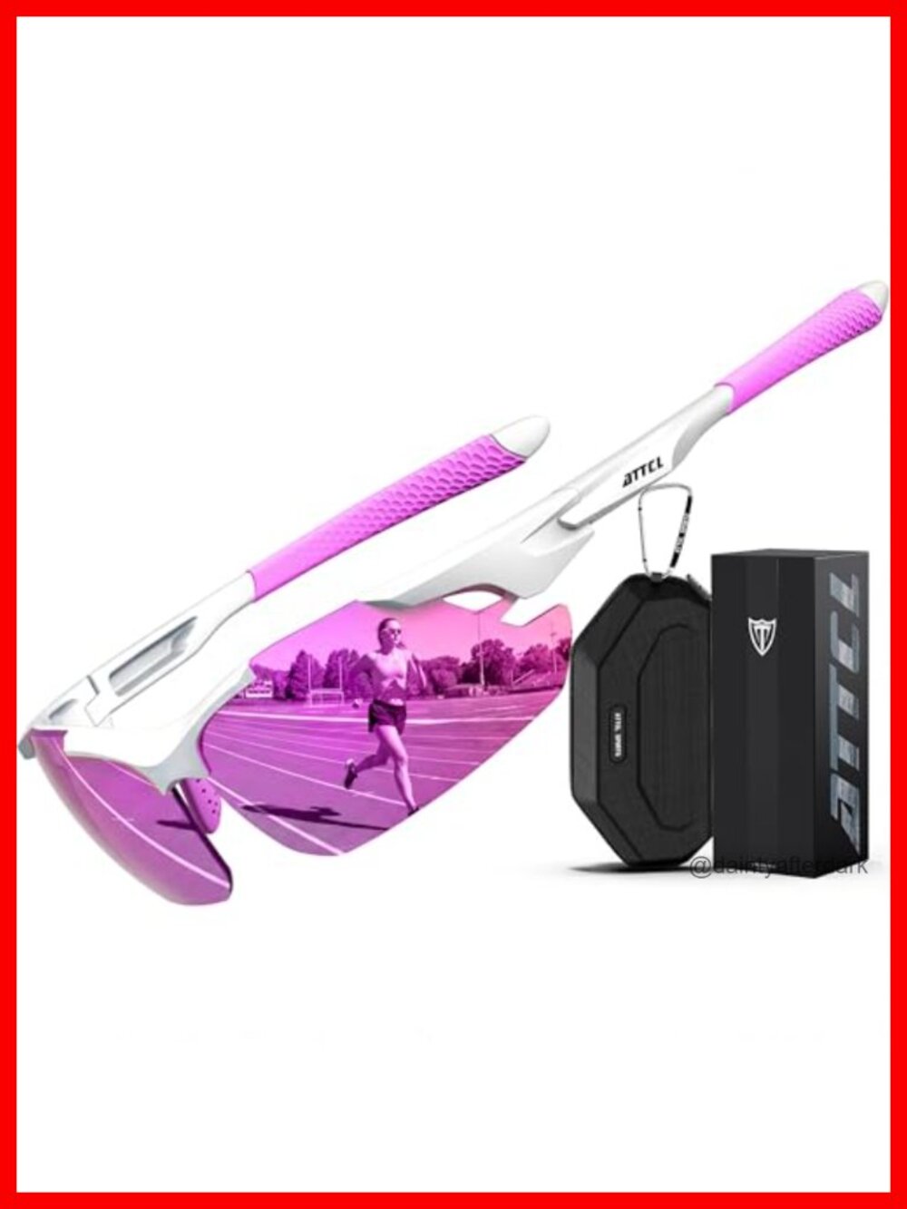 Polarized Wrap Around Sunglasses TR90 UV400 Anti-Glare